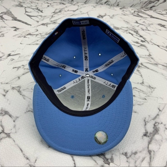 Men's New Era Cap Sky Blue NY Yankees 59FIFTY MLB NWT - Picture 5 of 6